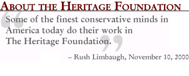The Heritage Foundation: About Us